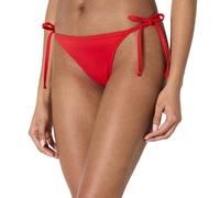Amazon Essentials Women's Tie Side Bikini Bottom, Bright Poppy Red, 18