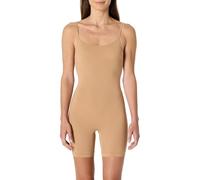 Amazon Essentials Women's Ultra-Soft 4-Way Stretch Microfibre Romper Suit Vest, Washed Bronze, 20