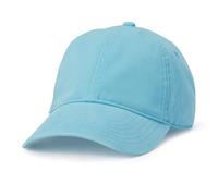 Amazon Essentials Women's Washed Cotton Baseball Cap, Light Blue, One Size