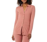 Amazon Essentials Women's Wide Rib Long Sleeve Button-up Collared Cardigan (Trousers Sold Separately)