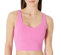 Amazon Essentials Women's Women's FormFlex Training 2 in 1 Cami Tank Top, Flamingo Pink, M