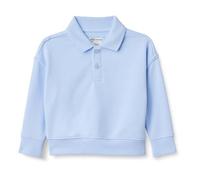 Amazon Essentials x Sofia Grainge Baby Boys' French Terry Polo Sweatshirt, Light Blue, 24 Months