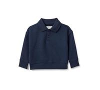 Amazon Essentials x Sofia Grainge Baby Boys' French Terry Polo Sweatshirt, Navy, 24 Months