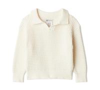 Amazon Essentials x Sofia Grainge Baby Boys' Mummy & Me Cotton Crochet Jumpers & Tank Sets, Ivory, 12 Months