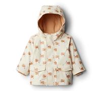 Amazon Essentials x Sofia Grainge Baby Boys' Water-Repellent Rain Jacket, Ivory Elephants, 18 Months