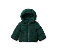 Amazon Essentials x Sofia Grainge Baby Boys' Water-Resistant Hooded Puffer Jacket, Dark Green, 24 Months