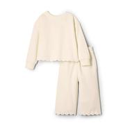 Amazon Essentials x Sofia Grainge Baby Girls' French Terry Pant and Top Set, Ivory, 24 Months