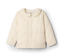 Amazon Essentials x Sofia Grainge Baby Girls' Midweight Field Jacket with Ruffle, Ivory, 18 Months