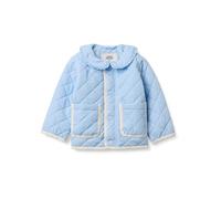 Amazon Essentials x Sofia Grainge Baby Girls' Midweight Field Jacket with Ruffle, Light Blue, 12 Months