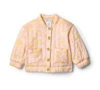 Amazon Essentials x Sofia Grainge Baby Girls' Quilted Jacket, Shell Pink Ornate Paisley, 6-9 Months