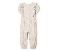 Amazon Essentials x Sofia Grainge Baby Girls' Ruffle Romper, Pale Pink Sketch Floral, 12 Months