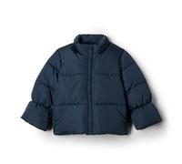 Amazon Essentials x Sofia Grainge Baby Girls' Taffeta Puffer Jacket, Blue, 18 Months