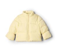 Amazon Essentials x Sofia Grainge Baby Girls' Taffeta Puffer Jacket, Butter Yellow, 18 Months
