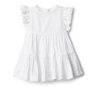 Amazon Essentials x Sofia Grainge Baby Girls' Woven Ruffle Sleeve Dress, White, 18 Months
