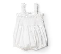 Amazon Essentials x Sofia Grainge Baby Girls' Woven Sleeveless Romper, White, 0 Months