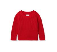 Amazon Essentials x Sofia Grainge Boys' Pullover Sweater, Red, 4 Years