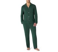 Amazon Essentials x Sofia Grainge Men's Pyjama Set, Dark Green, XS