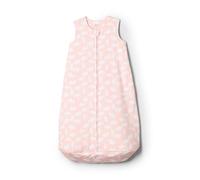 Amazon Essentials x Sofia Grainge Unisex Babies' Cotton Baby Sleeping Bag, 2.5 TOG Wearable Blanket, Pale Pink Polar Bear, 0-6 Months