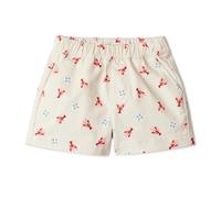 Amazon Essentials x Sofia Grainge Unisex Kids' Pull-on Cotton Twill Shorts, Light Beige Lobster, L