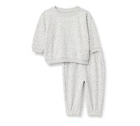 Amazon Essentials x Sofia Grainge Unisex Kids' Sweatshirt and Sweatpant Set, Dove Grey Sheep, 4 Years