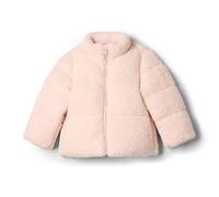 Amazon Essentials x Sofia Grainge Unisex Kids' Teddy Puffer Jacket, Light Pink, 2 Years