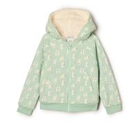 Amazon Essentials x Sofia Grainge Unisex Kids' Zip Hoodie Sweatshirt, Pale Green Rabbits, 3 Years