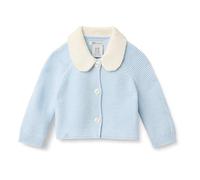 Amazon Essentials x Sofia Grainge Unisex Toddlers' Peter Pan Collar Sweater Jacket, Pale Blue, 4T
