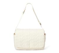 Amazon Essentials x Sofia Grainge Women's Nappy Tote Bag, Ivory, One Size