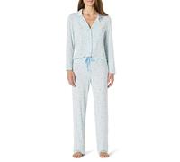 Amazon Essentials x Sofia Grainge Women's PJ Set, Light Blue Geese, XL