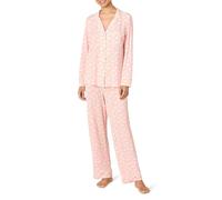 Amazon Essentials x Sofia Grainge Women's Stretch Modal Long-Sleeve and Full-Length Bottom Pyjama Set, Pale Pink Polar Bear, S