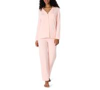 Amazon Essentials x Sofia Grainge Women's Stretch Modal Long-Sleeve and Full-Length Bottom Pyjama Set, Light Pink, XL