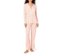 Amazon Essentials x Sofia Grainge Women's Stretch Modal Long-Sleeve Button-Front Top and Full-Length Bottom Pajama Set