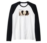 Amazon Exclusive Celia Cruz Centennial Logo Raglan Baseball Tee