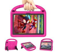 Amazon Fire HD 8 Tablet Case for Kids (12th/10th Gen, 2024/2022/2020), Not Fit Samsung TCL 8 inch, Mansiruyi Lightweight Shockproof 8“ Case with Handle Stand for Fire HD 8/Plus/Kids/Pro Tablet - Pink