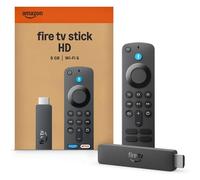 Amazon Fire TV Stick HD (newest gen), free & live TV, Alexa Voice Remote, powered by the TV, effortless setup, find TV programmes faster with Alexa+