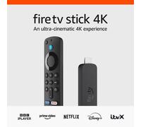 Amazon Fire TV Stick 4K Media Streamer with 2nd Gen Alexa Voice Remote - Black