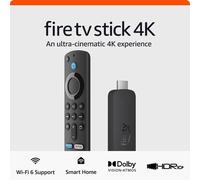 Amazon Fire TV Stick 4K Media Streamer with 2nd Gen Alexa Voice Remote - Black