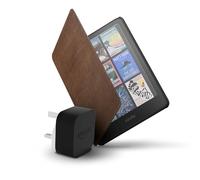 Amazon Kindle Colorsoft 16 GB + Amazon Walnut Premium Leather Cover + Amazon Powerfast 9W Power Adapter