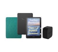 Amazon Kindle Colorsoft 16 GB, Jade Amazon Clear Back Cover and an Amazon Powerfast 9W Power Adapter