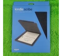 AMAZON KINDLE SCRIBE FABRIC FOLIO MAGNETIC COVER CASE Black (1st Gen 2022) NEW
