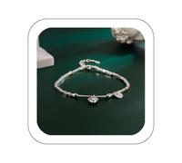 amazon+liquidation+pallets Heart Shape Bracelet Ladies Adjustable Bracelet clearance+under+5+dollars+best+deals+today+on+clearance 925 Sterling Silver Heart Adjustable Bracelet my+orders+delivery