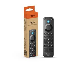 Amazon Made Fire TV Alexa Voice Remote Pro with remote finder, TV controls and backlit buttons (compatible Fire TV device required)