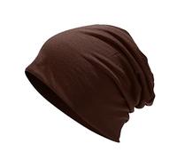 Amazon Outlet Clearance: Today's Deals - Bobble Hat & Beanie Womens - Dark Brown & Orange - Insulated Baker Boy & Thermal Ski Hat
