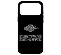 Amazon Puffer Line Art Fish Lover Case for iPhone 17 Pro Max