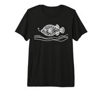 Amazon Puffer Line Art Fish Lover Premium T-Shirt