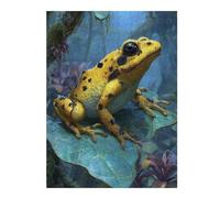 Amazon Rainforest Poison Dart Frog Jigsaw Puzzle for Adults, 500 Piece