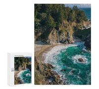 Amazon Rainforest Waterfall Beach Puzzle 1000 Teile Schwer Puzzle Spielzeug Lernspiel Impossible Herausforderungsspielzeug Für Erwachsene Kinder 300 PCS