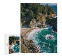 Amazon Rainforest Waterfall Beach Puzzle 1000 Teile Schwer Puzzle Spielzeug Lernspiel Impossible Herausforderungsspielzeug Für Erwachsene Kinder 500 PCS