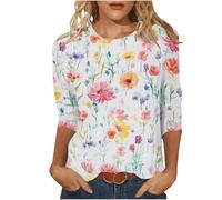 Amazon s Women's Blue Cotton Long Sleeve Tops MultipackPetite & Regular Fits, Going Out Tops with Printed Designs