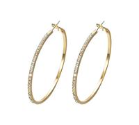 amazon+warehouse+return+pallets Elegant Large Hoop Earrings for Women clearance+jewelry+for+women+clearance+sales Exaggerated Contorted Hollow Earrings Advanced Sense Ear Loop prime+day+deals